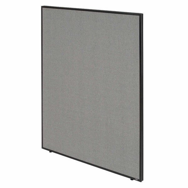 Global Industrial 48-1/4W x 60H Office Partition Panel, Gray 238637GY - main